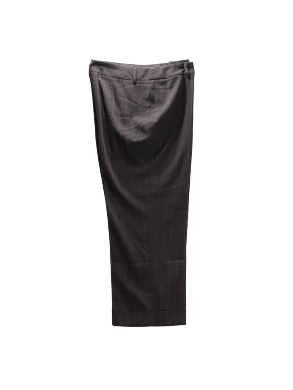 Pantology Womens Pinstripe Trousers Brown Size 14 Polyester/Rayon/Spandex - Picture 3 of 13